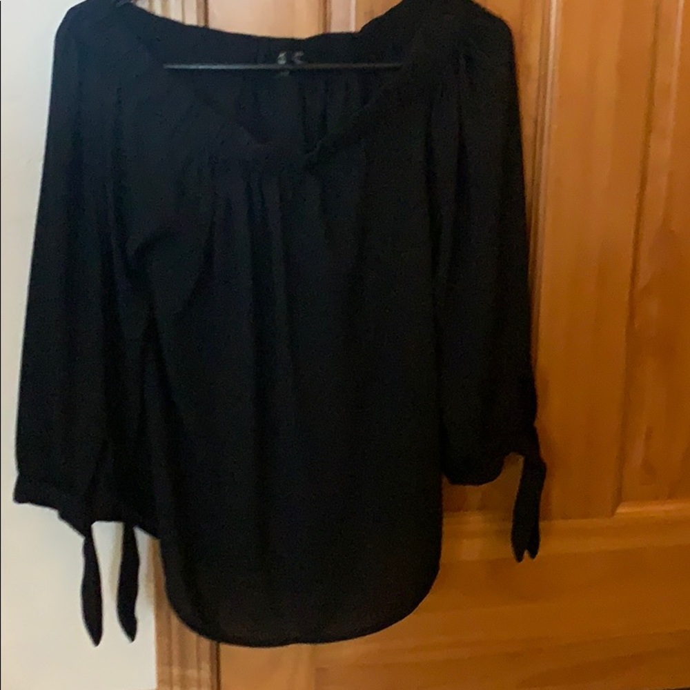 Express off the shoulder dress shirt